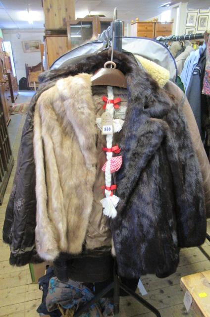 TWO SHORT FUR JACKETS Image
