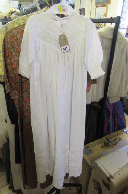 TWO VINTAGE LAURA ASHLEY GIRLS DRESSES AND TWO CHRISTENING ROBES (4) Image