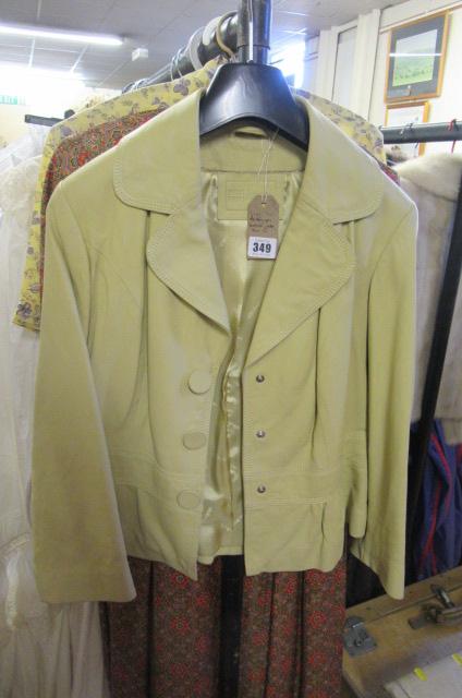 LADIES M AND S AUTOGRAPH LEATHER JACKET SIZE 10 Image