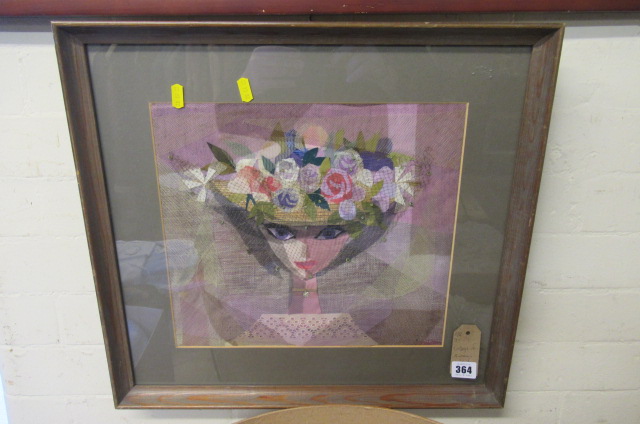 COLLAGE LADIES HEAD PORTRAIT Image