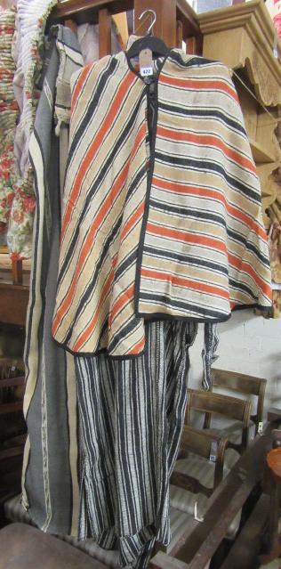 1960S/70S MOROCCAN BERBER DJELLABA CAPE AND BED COVER (3) Image