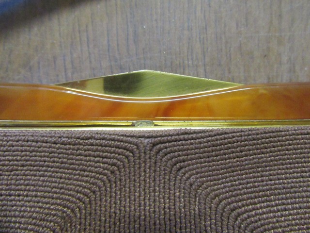 BROWN CORDE HANDBAG Image