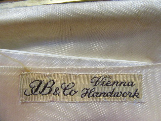 VINTAGE JB AND CO VIENNA PETIT PONT EVENING BAG AND COLLECTION OF BUTTONS Image