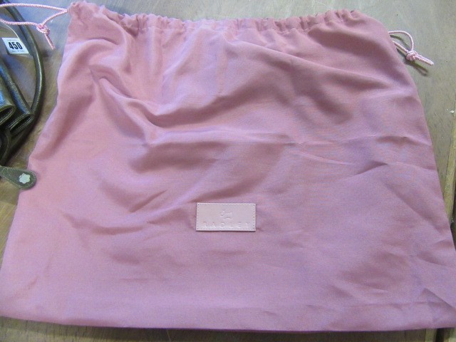 LARGE RADLEY GREEN LEATHER HANDBAG Image