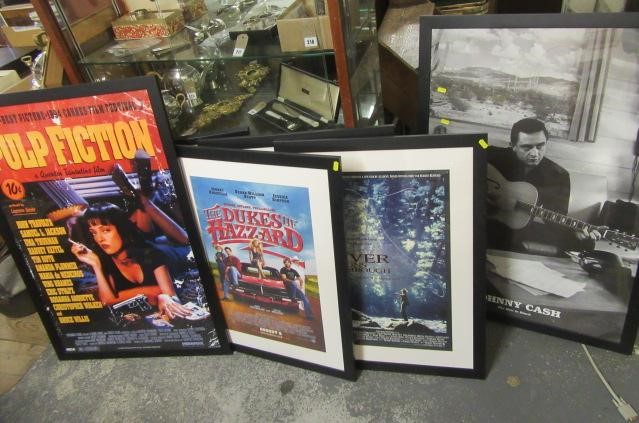 SEVEN FRAMED POSTERS Image