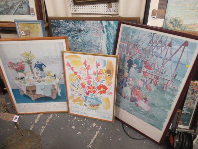 FOUR FRAMED PRINTS Image