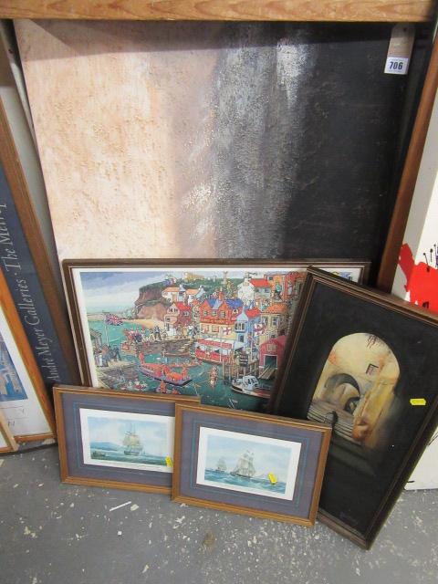 OIL ON CANVAS AND FOUR OTHERS Image