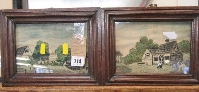 PAIR OF VICTORIAN NEEDLEWORKS Image