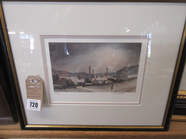 SIGNED BIRKS LIMITED EDITION PRINT OF AN INDUSTRIAL LANDSCAPE Image