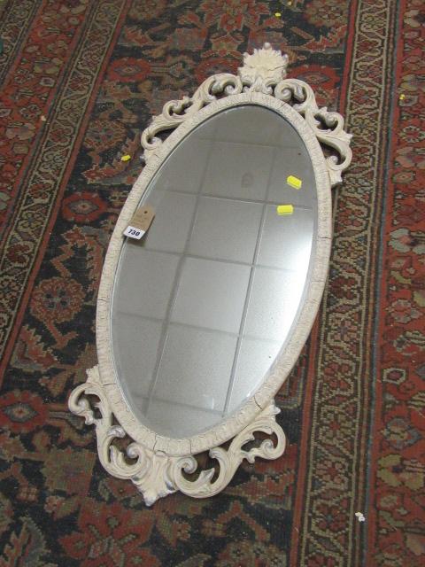 OVAL FRAMED MIRROR Image