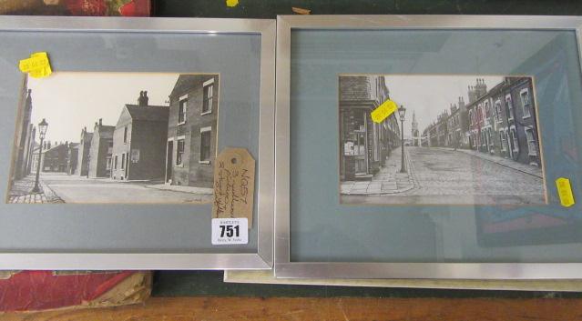 THREE NEEDLEWORK PICTURES AND TWO STUART WALTON PRINTS Image