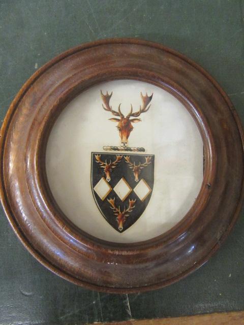 COAT OF ARMS IN CIRCULAR FRAME Image