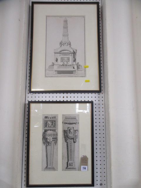 TWO ENGRAVINGS Image