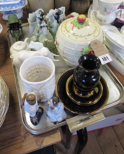 TRAY OF MIXED CERAMICS Image