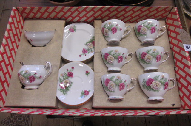 BOXED CROWN ROYAL CHINA TEA SET Image