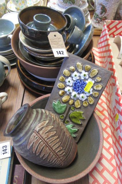 QUANTITY OF STUDIO POTTERY INCLUDING ST IVES Image