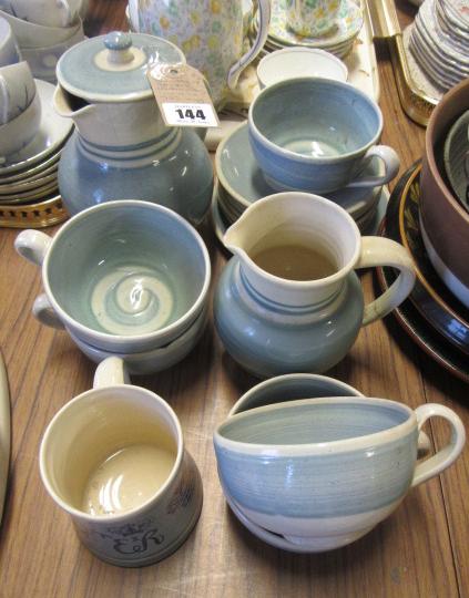 QUANTITY OF SEVIERS STUDIO POTTERY INCLUDING 1953 CORONATION MUG Image