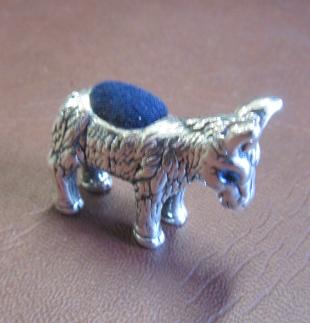 SILVER DONKEY PIN CUSHION Image