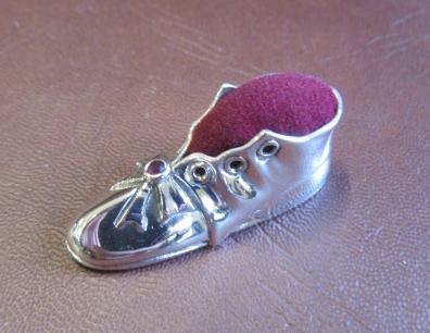 SILVER BOOT PIN CUSHION Image