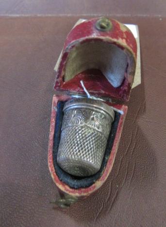 CASED SILVER THIMBLE Image