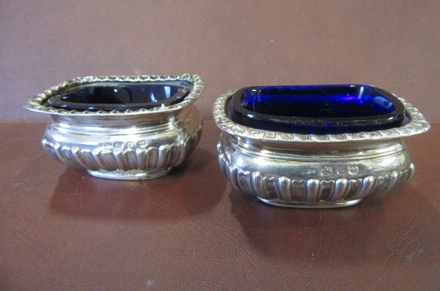 PAIR OF SILVER SALTS Image