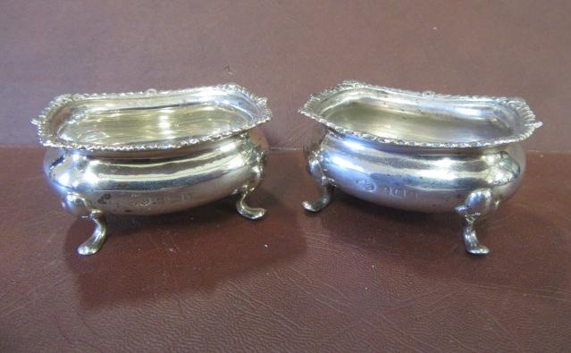 PAIR OF SILVER SALTS Image