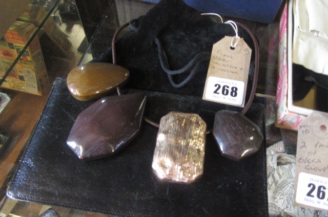 FRANK USHER NECKLACE AND A WALLET Image