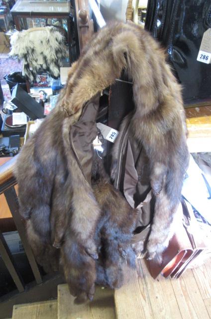 TWO FOX FUR STOLES Image