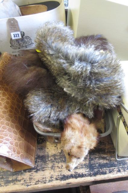 BOX OF FUR STOLES ETC Image