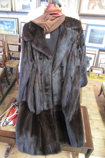 DARK MINK FUR COAT Image