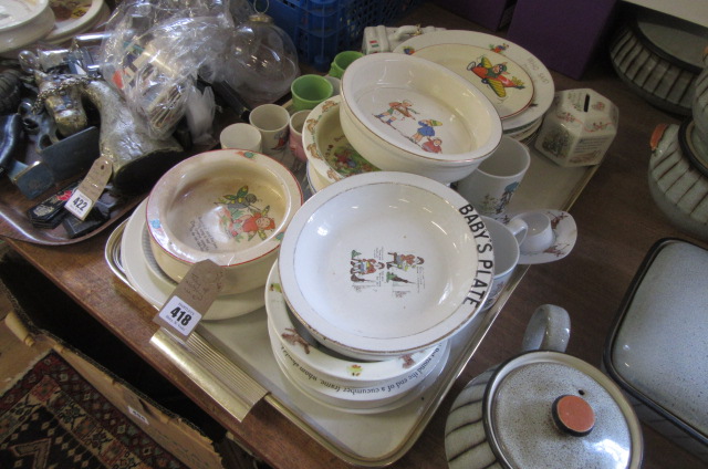 TRAY OF NURSERY WARE Image
