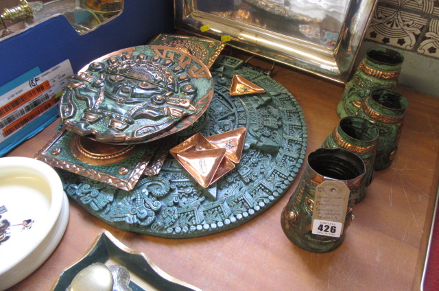 QUANTITY OF PERUVIAN AND OTHER METAL WARE Image