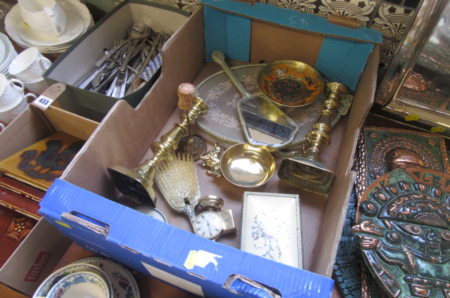 REGENT LONDON DRESSING TABLE SET AND BRASS WARE Image