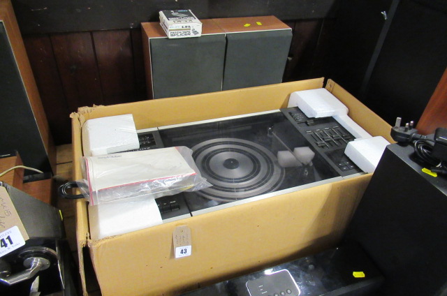 BANG AND OLUFSEN MUSIC CENTRE AND SPEAKERS Image