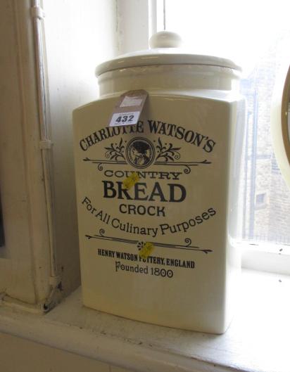 WATSONS COUNTRY BREAD CROCK  Image
