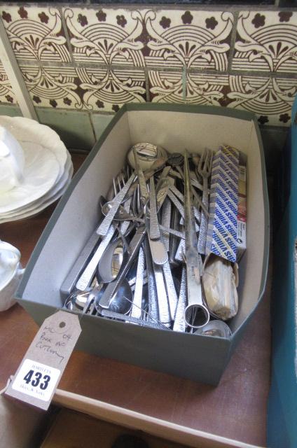 BOX OF CUTLERY Image