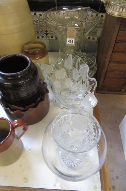 QUANTITY OF GLASS VASES Image