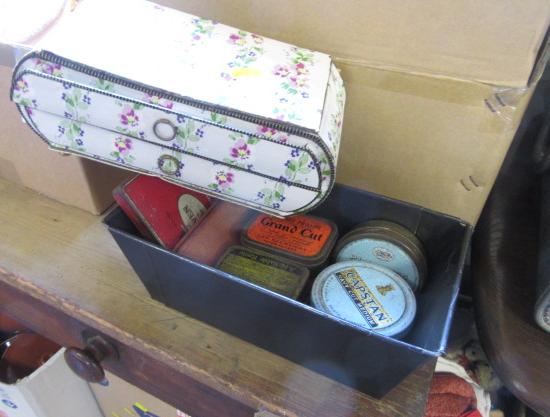 1950S TOBLERONE CASKET AND OLD TINS Image