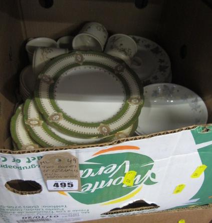 TWO BOXES OF WEDGWOOD AND OTHER CERAMICS Image
