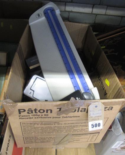 TWO BOXES OF MISCELLANEOUS ITEMS Image