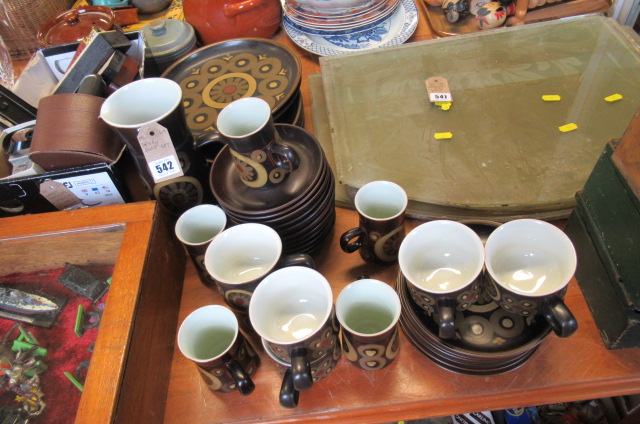 DENBY PART TEA AND DINNER SERVICE Image