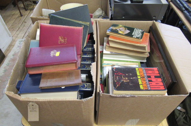 TWO BOXES OF BOOKS Image