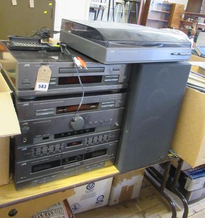 JVC MUSIC SYSTEM AND SPEAKERS Image