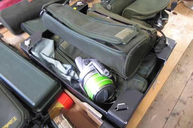 QUANTITY OF CASED SPOOLS  FISHING REELS ETC Image