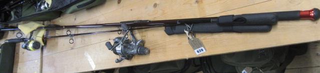 TWO FISHING RODS AND REELS Image