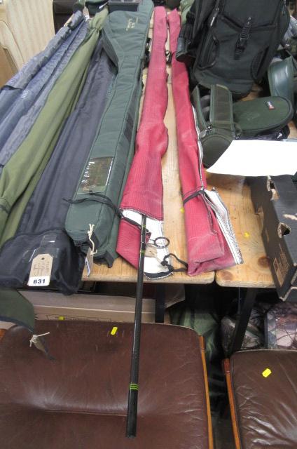 TWO CASED FISHING RODS Image