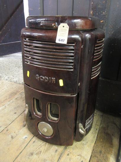 FRENCH ENAMEL GODIN STOVE Image