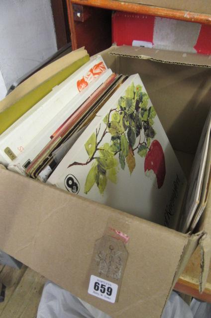 TWO BOXES OF 78 AND LP RECORDS Image