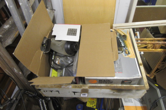 BOX OF POWER TOOLS Image