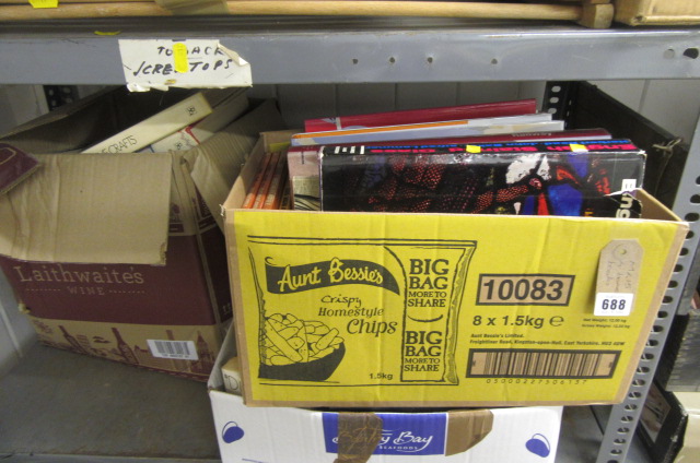 FOUR BOXES OF BOOKS Image